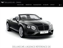 Tablet Screenshot of deluxecar.fr